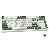 AUSDOM 98Pro Wireless Mechanical Keyboard, Triple Mode Hot-swappable Gaming Keyboard with Bluetoo...