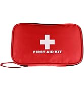 AOUTACC Compact First Aid Empty Pouch,Nylon Lightweight First Aid Bag for Emergency at Home, Offi...