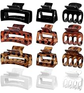 SMKSL 12 Pcs Hair Clips for Women 3 Styles Small Medium Large Claw Clips for Thin Thick Curly Hai...