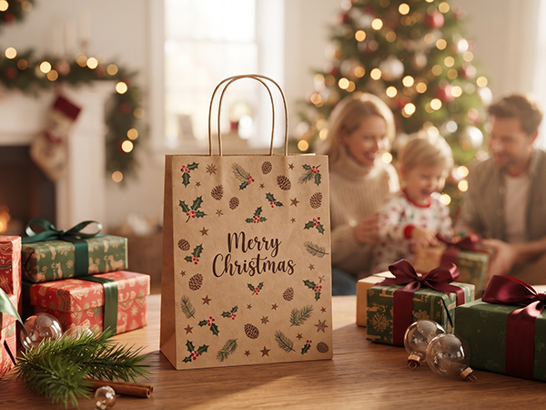 Medium Paper Bags for Christmas Day