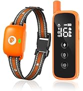 Heaflex Dog Shock Collar - Rechargeable Dog Training Collar with Remote for Small Medium Large Do...