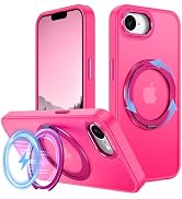 v-Golvin Strong Magnetic for iPhone 16e Case 2025 with Stand,Fit for MagSafe,360°Rotatable Ring D...