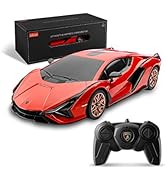 BEZGAR Remote Control Cars - 1:24 Scale Officially Licensed RC Series Lambo Sián FKP 37, Electric...