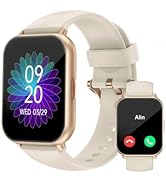 RUIMEN Smart Watches for Women Men (Answer/Make Calls, 2 Bands Included), 1.8" Smartwatch for iOS...