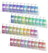 Vowcarol Clear Paint Organizer Wall-Mount, Miniature Paint Holder, Paint Rack Organizer, Craft Pa...