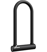 Sportneer Bike U Lock - 18mm Shackle Heavy Duty Anti Theft Bike Locks with 3 Keys - Bicycle U-Loc...