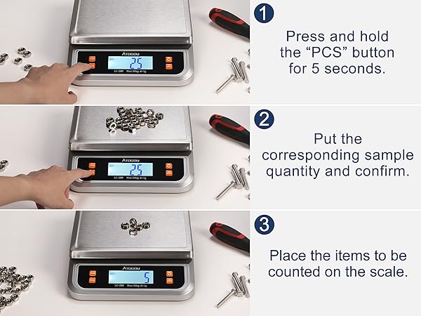 ATOGOU 66lb/30kg Commercial Large Digital Kitchen Scale