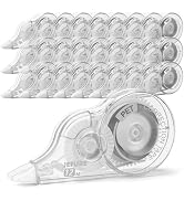 JEFURE 30Pcs 39.4Ft White Out Correction Tape, Whiteout Tape Roller, Tear-Resistant Tape for Scho...