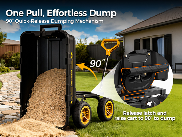 yard dump cart