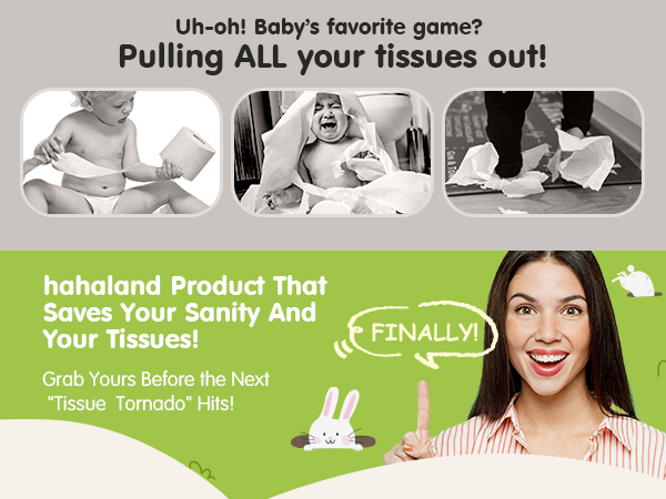 baby tissue box toy