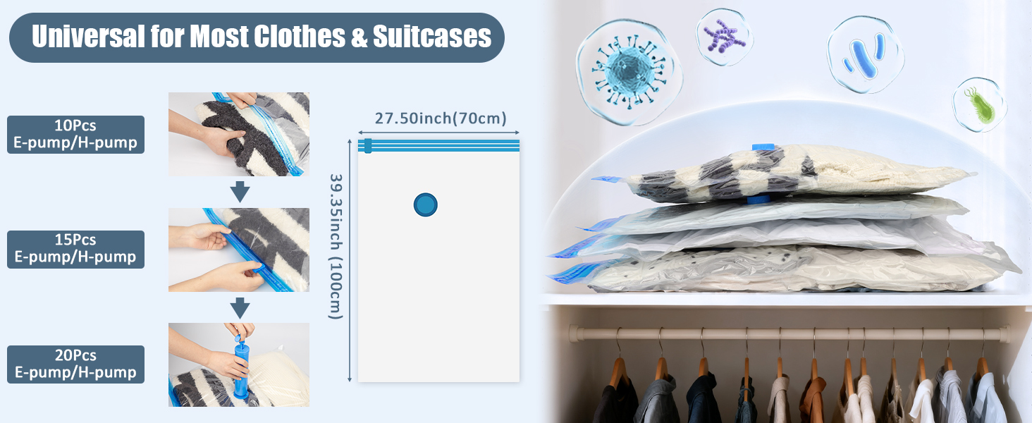 vacuum bags storage