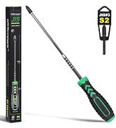HitScrews S2 JIS #3 Screwdriver (8mm x 8") Anti Cam-Out for JIS Screws | TaiWan S2 Heavy Duty JIS...