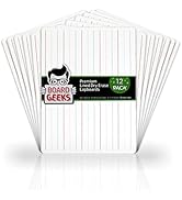 Board Geeks Dry Erase Lapboards 9"x12" - 12 White Board for Teachers, Students, Children | Reusab...