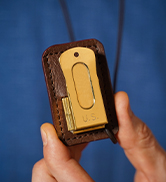 Brass and Steel Pet Training Clicker