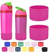 Mity rain 2PCS Protective Boot Compatible with Owala Kids Water Bottle 16 oz &14 oz, Silicone Boo...
