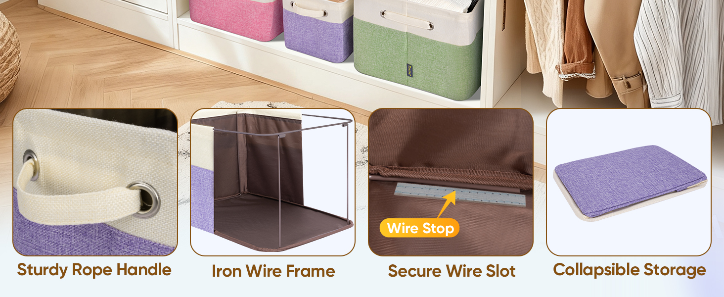 foldable storage baaskets