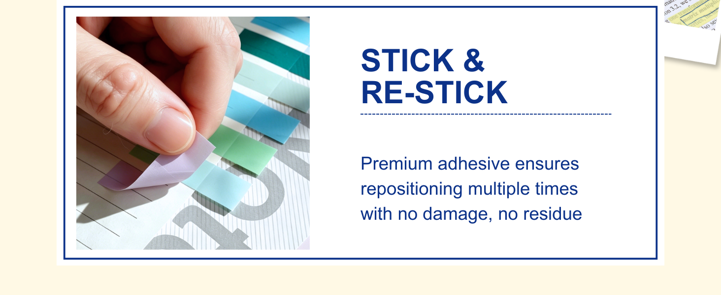 Stick and re-stick