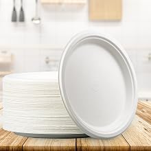 paper plates 9 10 disposable plastic chinet stackman dixie bamboo heavy duty eco bamboo friendly