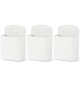 noonebutyou 3 Pcs Wall Remote Control Holders TV Controller Holder Self Adhesive Marker Holder Pe...