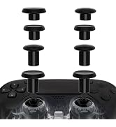 eXtremeRate ThumbsGear V2 Interchangeable Ergonomic Thumbstick for PS5 Controller, Black Replacem...