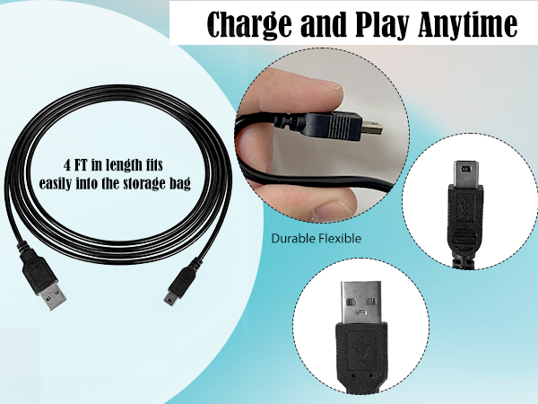 3ds xl/ll charging cable