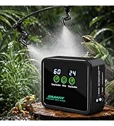Reptile Mister Automatic Misting System, Reptile Humidifiers with Smart Timing Controller, Terrar...