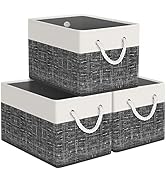 StorageTastic Storage Bin,Collapsible Storage Basket For Organizing,Large Storage Boxes With Rope...