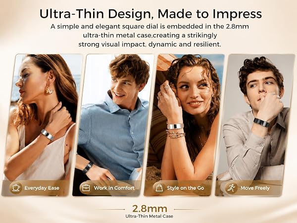 Ultra-Thin Design, Fits Wrist Perfectly