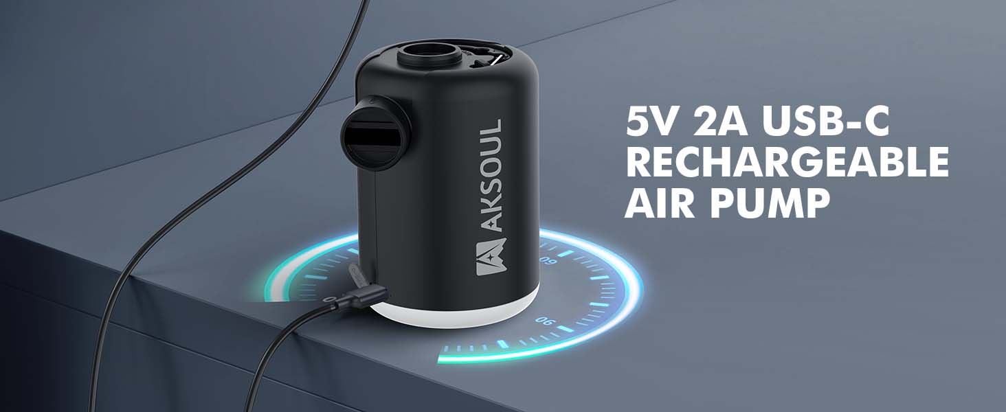Portable Air Mattress Pump for Inflatables