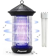 ASPECTEK Bug Zapper 20W Electric Mosquito Zapper, Insect Fly Zapper, UV Light Fly Killer for Outd...