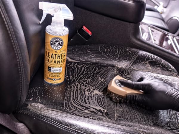Premium leather cleaner and conditioner duo for couches, jackets, and auto upholstery care.