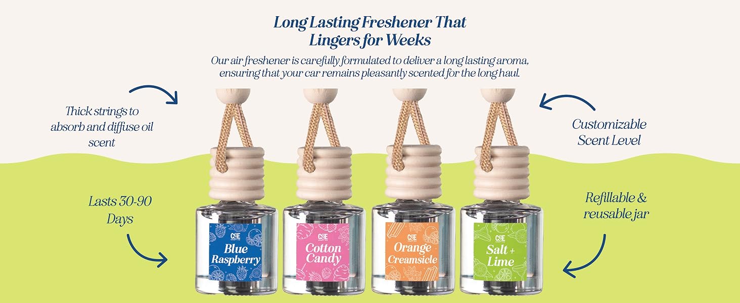 Cande craft car fresheners long lasting freshener car diffuser