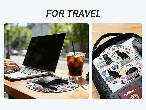 Cute Travel Mouse Pad Travel Essentials