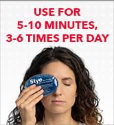 Stye Eye Therapy Reusable Warming Compress, Relief for Styes and Dry Eyes, Reusable