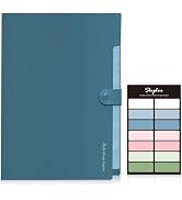 SKYDUE Expanding File Organizer with 8 Pockets, Accordion File Folders with Labels, Portable Docu...