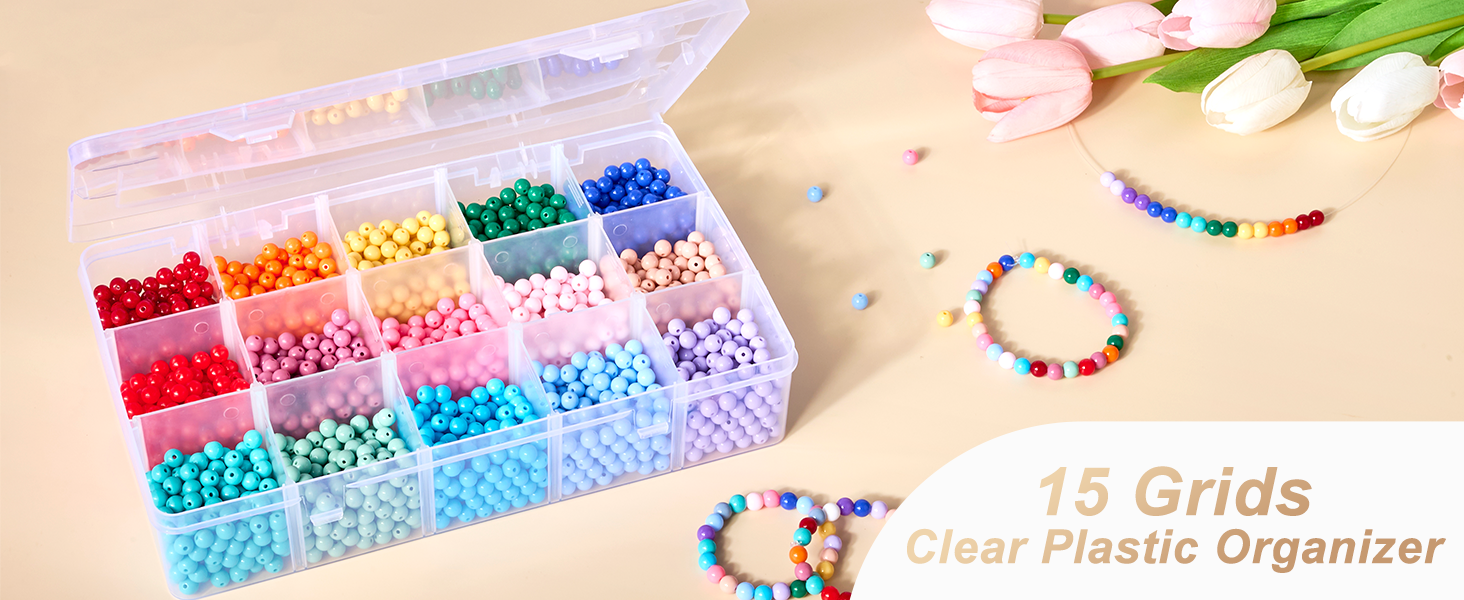 large plastic organizer box