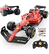 BEZGAR 1:18 Ferrari F1 75 Remote Control Car - 2.4GHz RC Race Car with Authentic Livery, DIY Body...