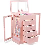 Emfogo Jewelry Box for Girls, Musical Jewelry Box with Spinning Dancer Gifts for Little Girls Chr...