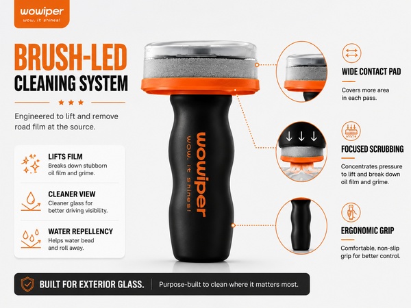 easy grip non-slip windshield cleaner