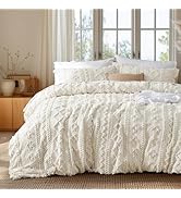 Bedsure Boho Duvet Cover Queen Size, Soft & Comfortable Elegant Design Boho Bedding for Decoratio...