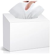 Acrylic Hand Towel Box Cover Compatible with Kleenex Disposable Hand Towels Wall-Mounted Paper To...