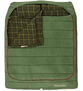 Naturehike 0 Degree 30 Degree Flannel Two Person Sleeping Bag with Pillows for Adults, Couples & ...