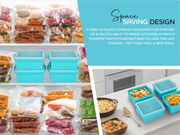 super cubes ice cube tray ice trays for freezer Portions Large Extra Kitchen Dishwasher