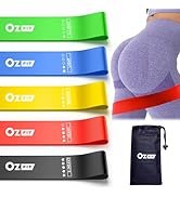 OZFIT Resistance Loop Exercise Bands for Working Out, Women & Men Exercise with Instruction Guide...