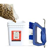 Kelcie’s Horse Care Essentials Bundle - Pumpkin Spice Horse Treats (15 lb) + Hoof Pick Brush Groo...