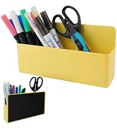 KITANIS Magnetic Pen Holder,3 Compartments Magnetic Dry Erase Marker Holder,Extra Strong Magnet S...