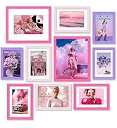 TWING 10 Pack Picture Frames Collage Wall Decor, Gallery Wall Color Picture Frame Set for Wall or...