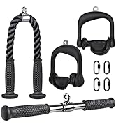 Kipika Cable Machine Attachment, Triceps LAT Pulldown Attachments, Home Gym Workout Accessories H...