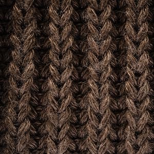 Close up brown knit.