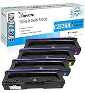 TOPRINT SP C252 C262 C252HA C262HA 4 Colors Compatible Toner Cartridges Print Cartridges High Cap...